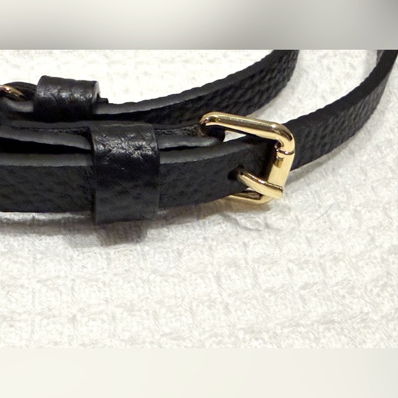 Bandolier Genuine Black Leather Strap - Picture 4 of 5